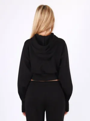 ​Cropped hooded sweatshirt