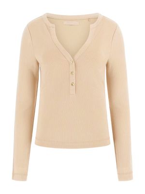 Slim-fit ribbed sweater