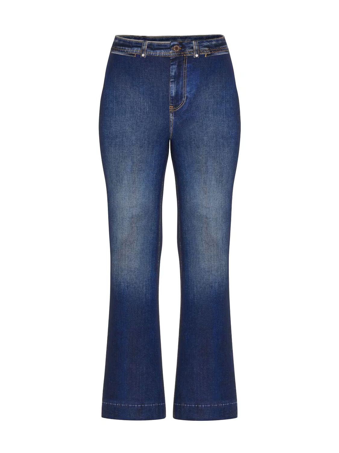 ​​Wide jeans with medium wash