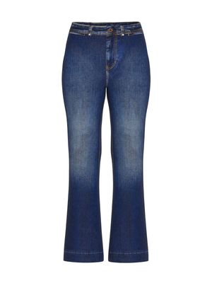 ​​Wide jeans with medium wash