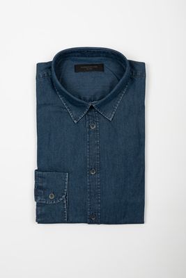 ​Regular-fit denim shirt