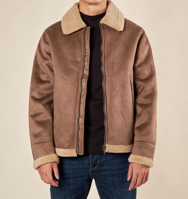 ​Faux suede sheepskin