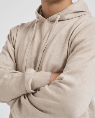 Regular-fit hooded sweater