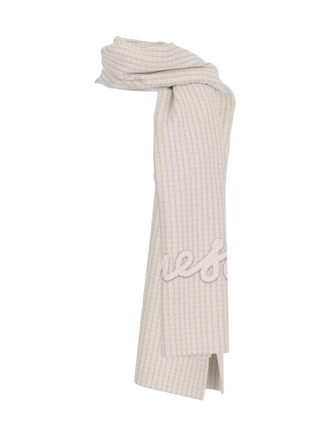 ​Ribbed knit scarf