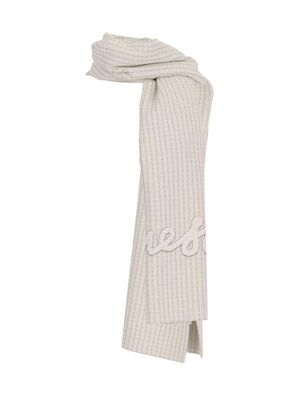 ​Ribbed knit scarf
