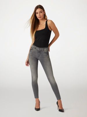 Skinny jeans in gray denim