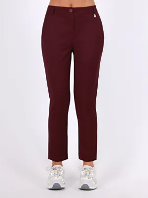 ​Viscose blend cigarette pants