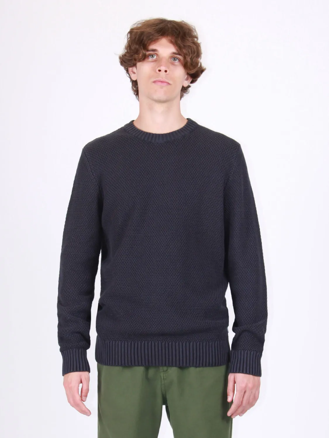 ​Pure cotton moss stitch sweater