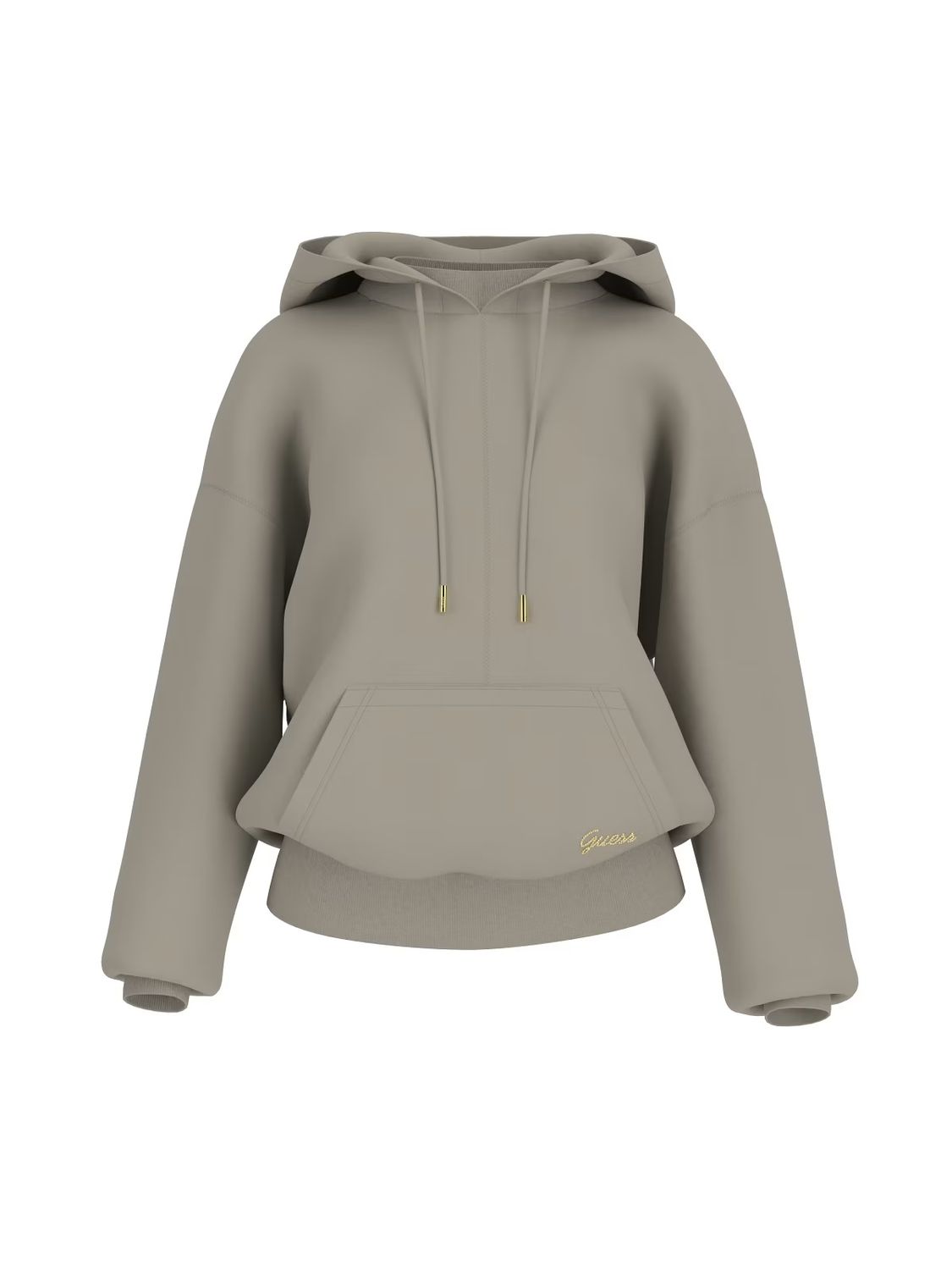 ​Regular-fit suede sweatshirt, Size: L, Color: SAGE