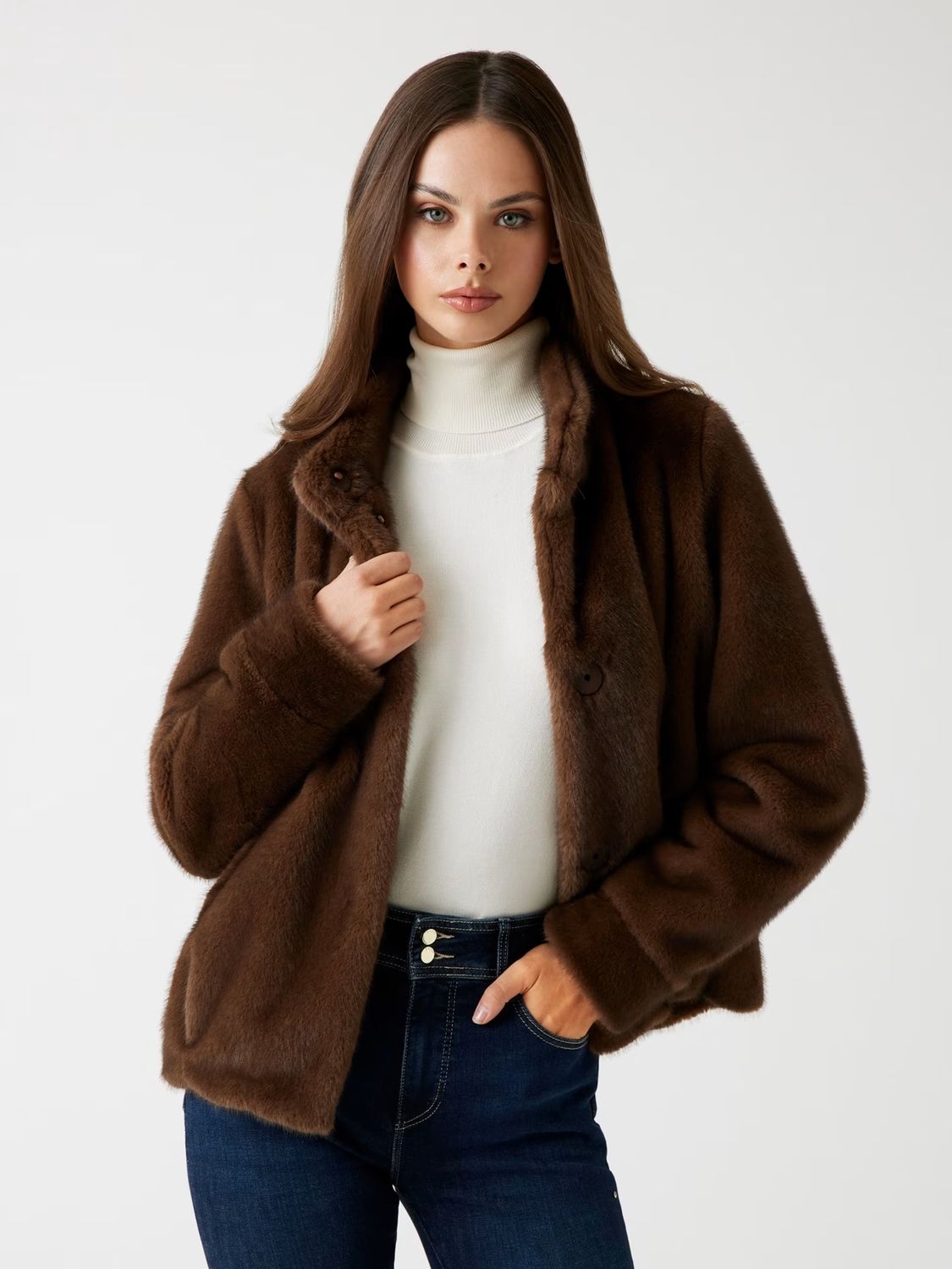 ​Regular fake fur jacket