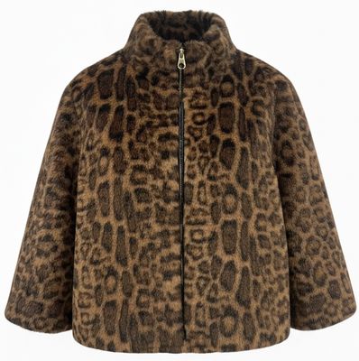 Spotted faux fur jacket Spotted faux fur jacket