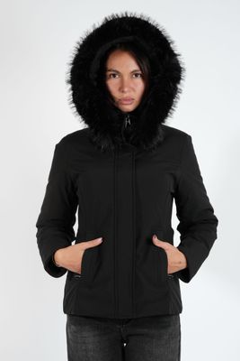 Short parka with hood Short parka with hood