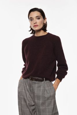 ​Regular-fit alpaca sweater