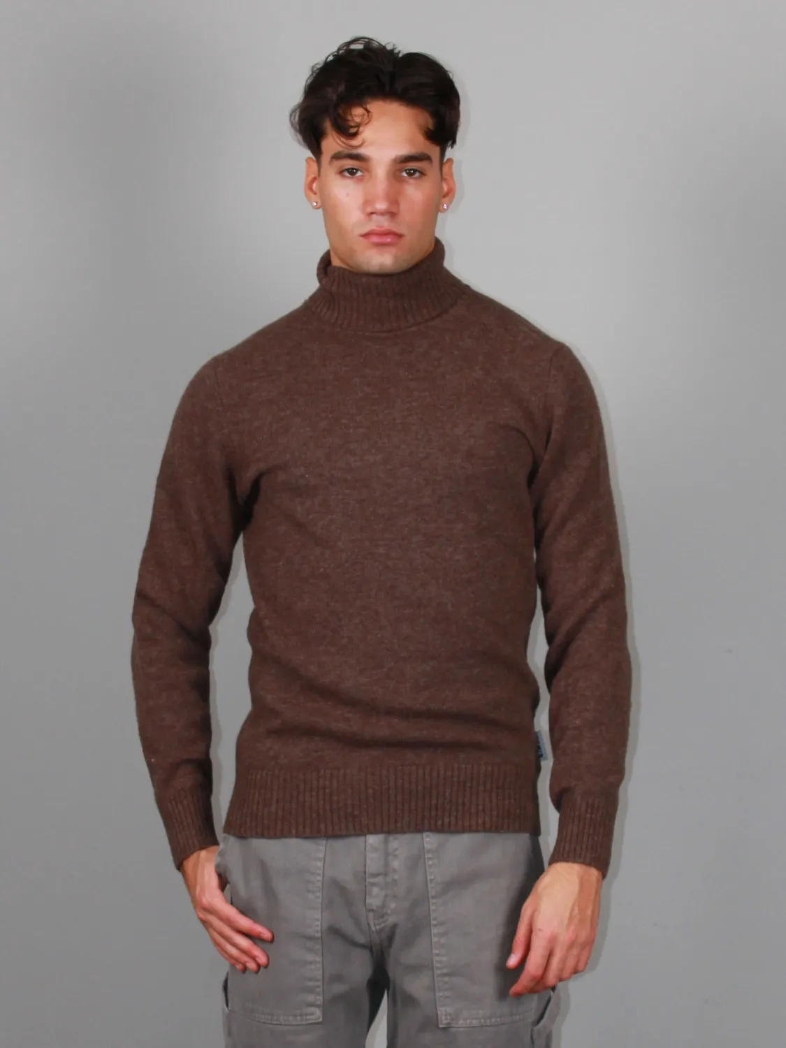 Wool blend turtleneck sweater