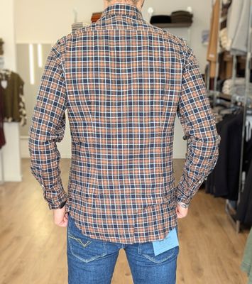 Checked flannel shirt