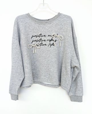 ​Crewneck sweatshirt with bows