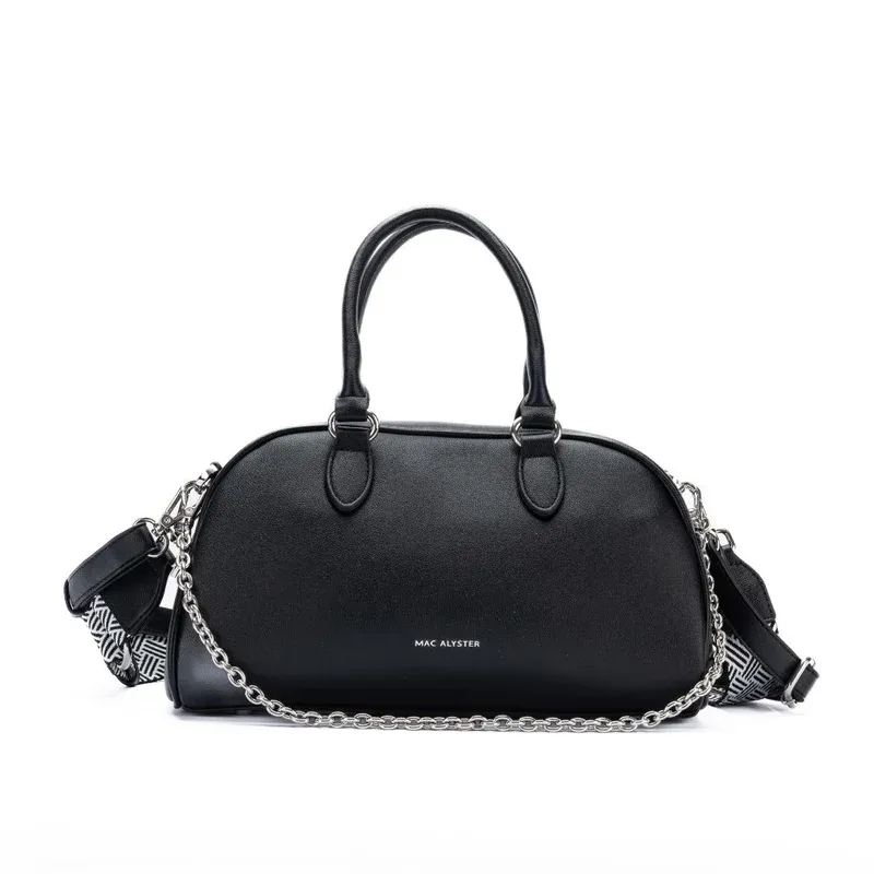 ​Medium faux leather bowling bag