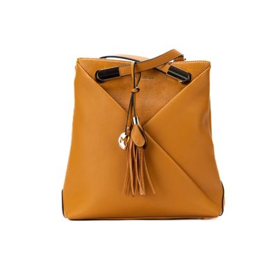​Medium faux leather backpack