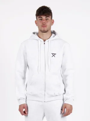 Zip sweatshirt with hood