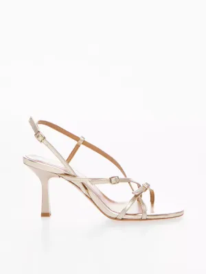 ​Laminated leather sandal