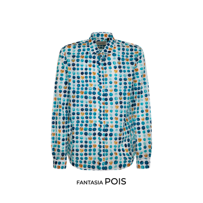 Slim polka dot print shirt Slim polka dot print shirt