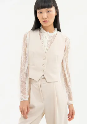 ​​Slim waistcoat in technical fabric