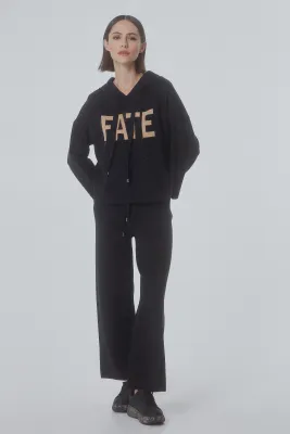 ​Flared knit pants