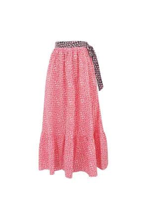 ​Long skirt with floral design