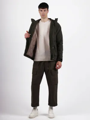 ​​Regular jacket in padded technical fabric
