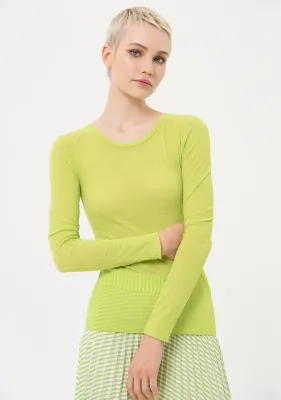 Fitted t-shirt in slub jersey Fitted t-shirt in slub jersey