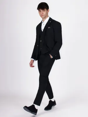 Slim suit in technical fabric