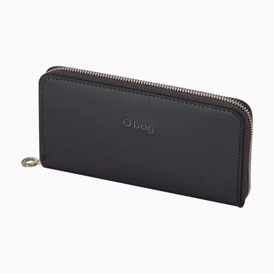 o bag wally wallet in rubberized fabri