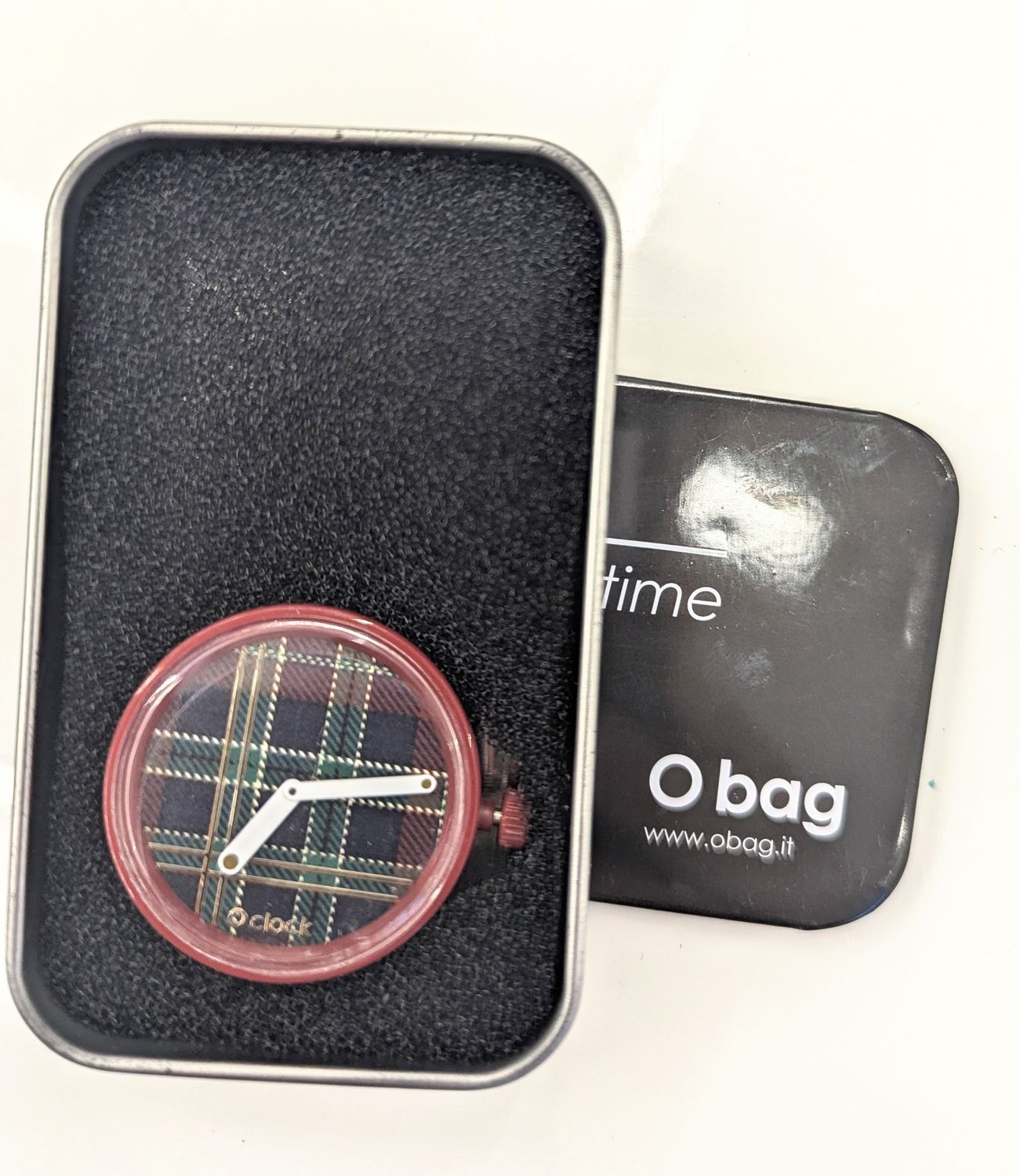 ​​O clock mechanism ocean tartan