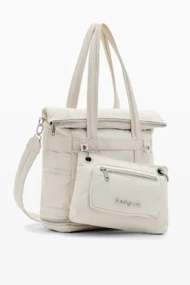 Convertible nylon backpack