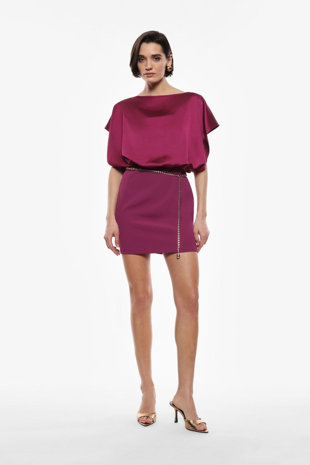 Short dress combined