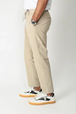 Technical fabric chino pants