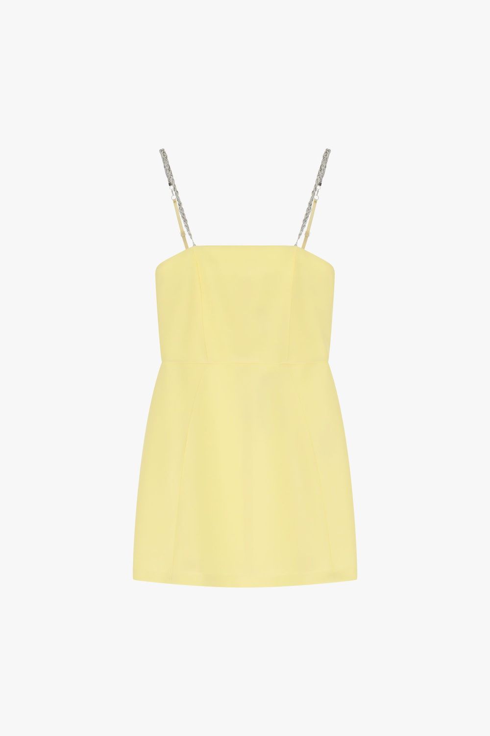 Short dress with jewel straps