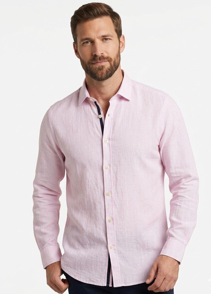 Striped linen shirt