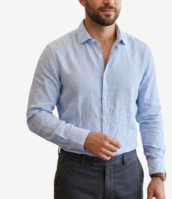 Striped linen shirt