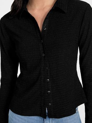 ​Slim-fit shirt in stretch fabric
