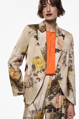 ​Regular floral print jacket