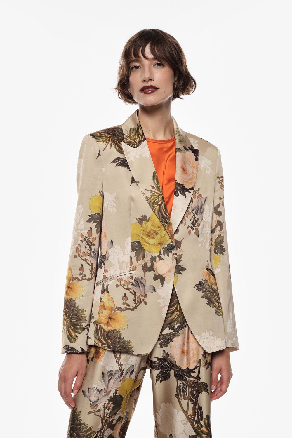 ​Regular floral print jacket