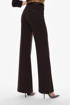 High-waisted flare pants