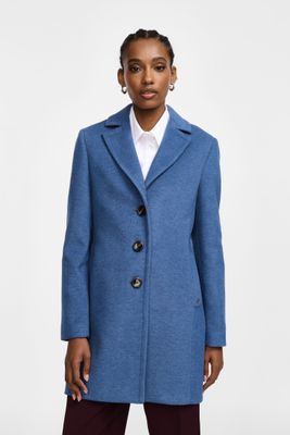 ​Classic single-breasted coat