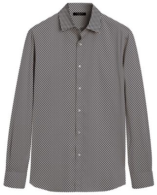 Slim-fit shirt with micro-pattern Slim-fit shirt with micro-pattern