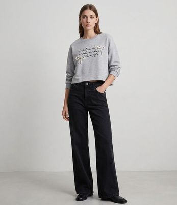 ​Crewneck sweatshirt with bows