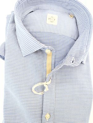 Regular-fit micro-pattern shirt