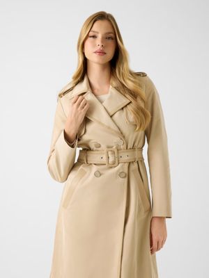 Regular-fit tailored trench