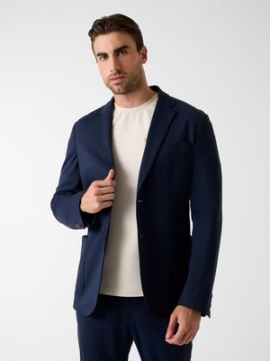 ​Regular-fit jacket in technical fabric