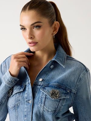​Light denim boyfriend jacket
